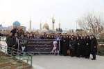 گزارش تصویری از حضور جمعی از دانشگاهیان واحد در مراسم هفتمین شب  درگذشت  آیت الله هاشمی رفسنجانی در 26 دی 95