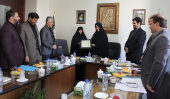 مراسم تقدیر از سرکار خانم دکتر عالیه نوری