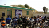 ساخت مدرسه از سوی گروه جهادی بسیج دانشجویی واحد تهران غرب در روستای محروم برم