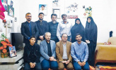 دیدار جمعی از اهالی فرهنگ با خانواده  جوانترین شهید مدافع حرم "سید مصطفی موسوی "دانشجوی رشته مهندسی مکانیک واحد