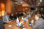 تجلیل رئیس و اعضای هیات رئیسه دانشگاه آزاد اسلامی واحد تهران غرب از کارکنان واحد