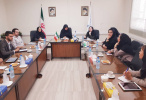 نشست صمیمانه خانم دکتر داداندیش رئیس دانشگاه آزاد اسلامی واحد تهران غرب با جمعی از دبیران و اعضاء انجمن های علمی دانشجویی واحد